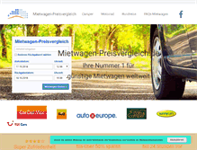 Tablet Screenshot of mietwagen-preisvergleich.de